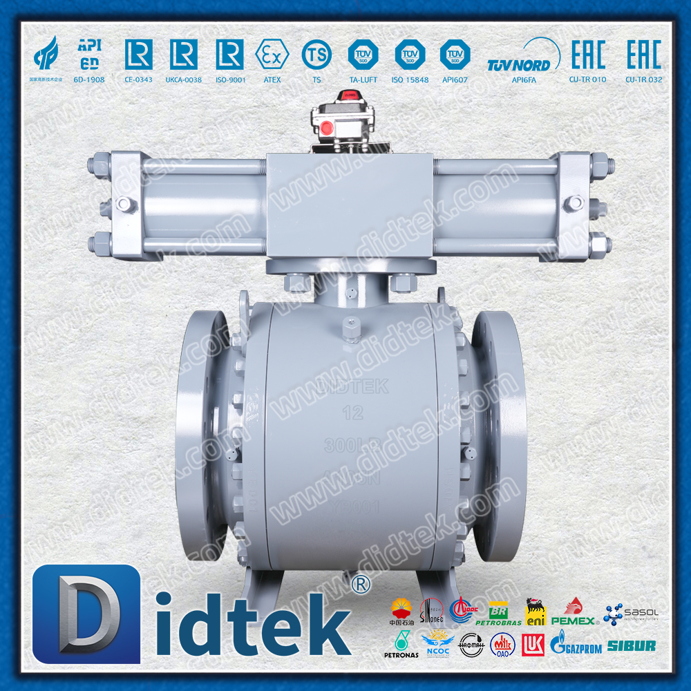 Katup Bola Trunnion Hidraulik Pneumatik Laut untuk Teknik Lepas Pantai
