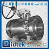 Duplex Alloy F51 Trunnion Ball Valve Untuk Gas Alam Asam, Minyak Mentah dengan H₂S dan CO₂