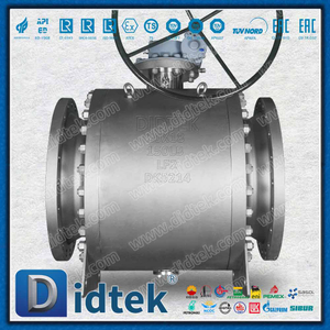 LF2 + Inconel 625 Overlay Dengan Katup Bola Trunnion Segel Bibir PTFE Elgiloy