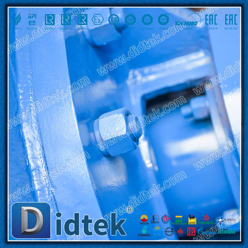 DN2000 Katup Kupu-Kupu DIN Wafer Triple Offset Ukuran Besar