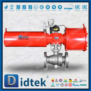 Bola Trunnion Pneumatik Bertindak Tunggal Untuk Aplikasi Pupuk