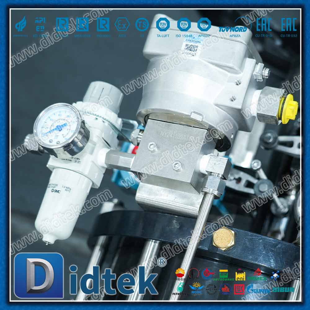 Roda Tangan Pneumatik Bertindak Tunggal Dengan Honeywell Limit Switch Forged Gate Valve
