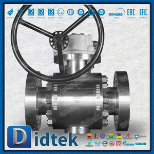 Katup Bola Trunnion Tempa Kelas F51 1500 Dengan Penyegelan MENGINTIP