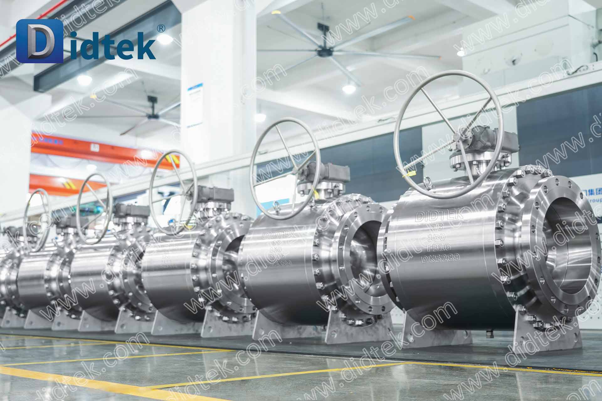 B-60 DIDTEKFTBV-PTFE Elgiloy Teknik Kelautan FPSO F316 Trunnion Ball Valve