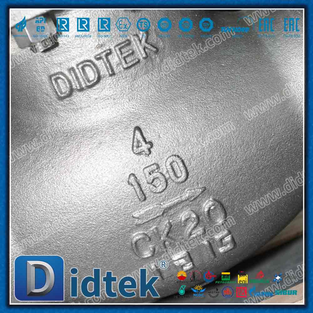 CK20 F310 Potong Katup Globe ASA150 yang Dibor