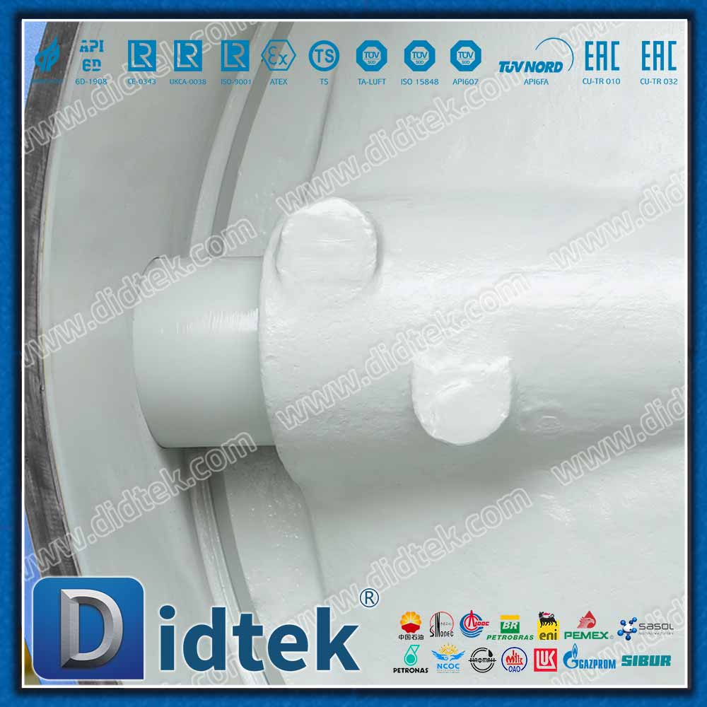 DN2000 Katup Kupu-Kupu DIN Wafer Triple Offset Ukuran Besar