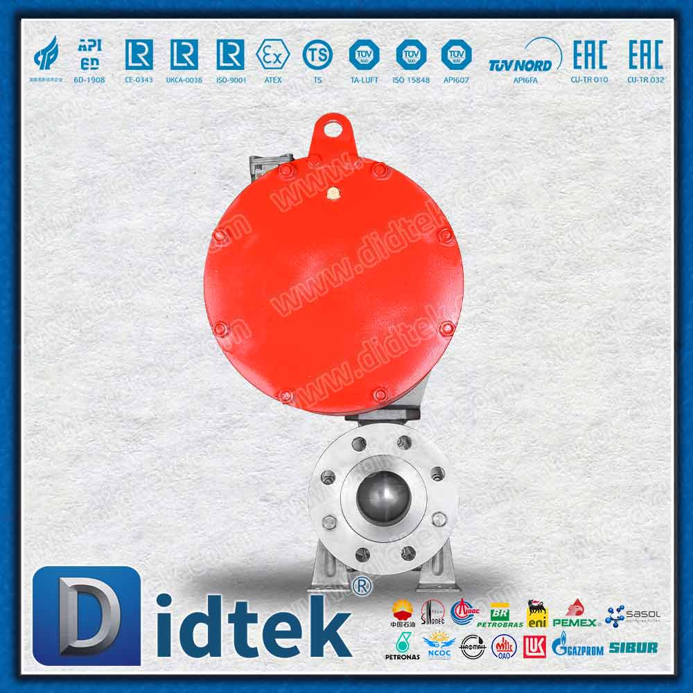 Bola Trunnion Pneumatik Bertindak Tunggal Untuk Aplikasi Pupuk