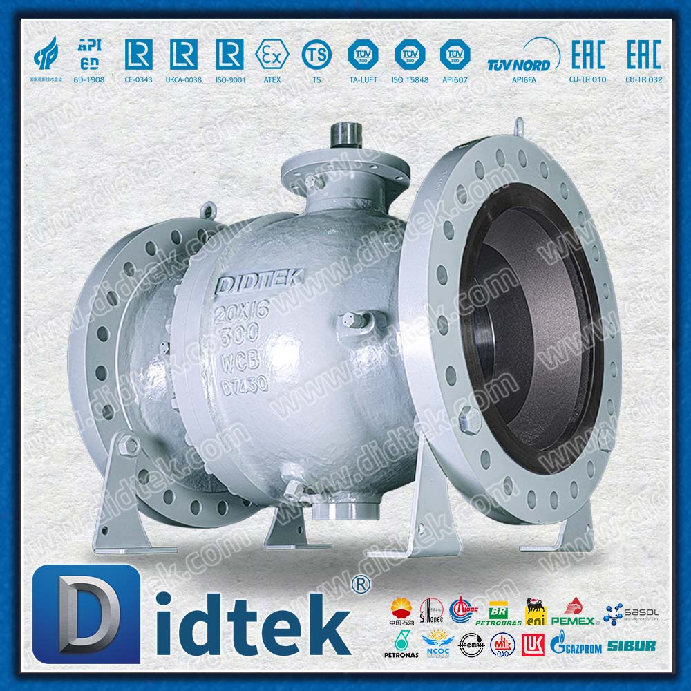 Didtek Devlon Soft Seated Reduced-Bore Trunnion Ball Valve Dengan Standar NACE